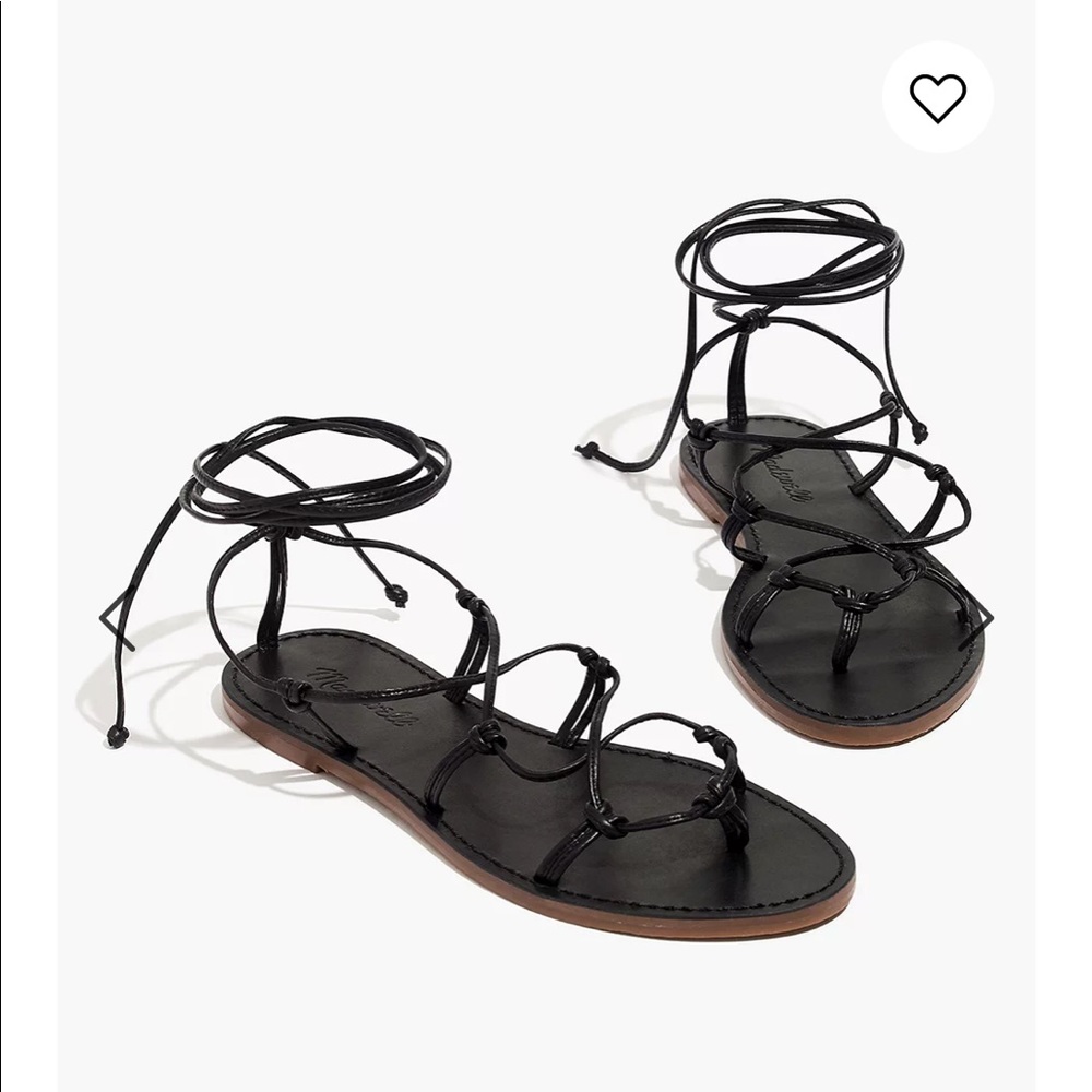 Madewell Boardwalk Lace Up Sandals